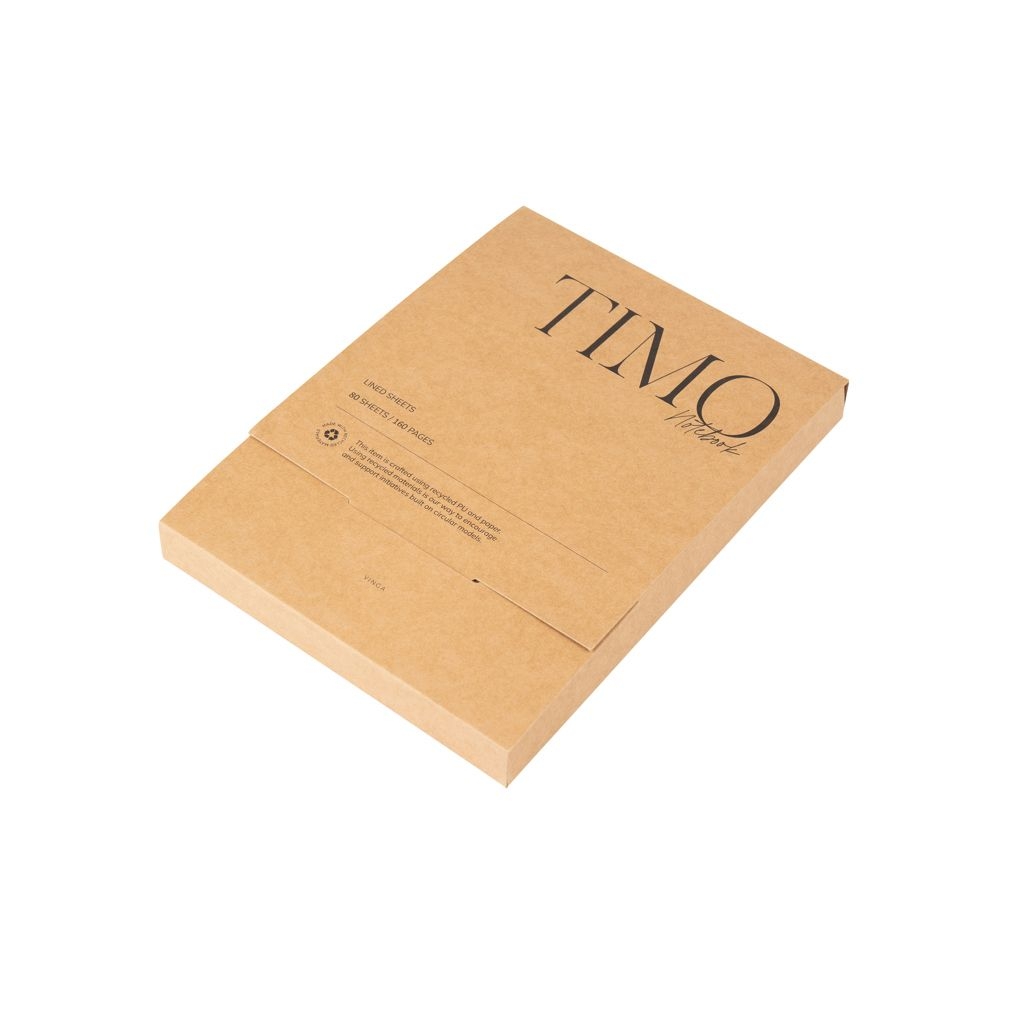 XDV77300-01VINGA Timo Notizbuch aus RCS recyceltem rPET_ schwarz