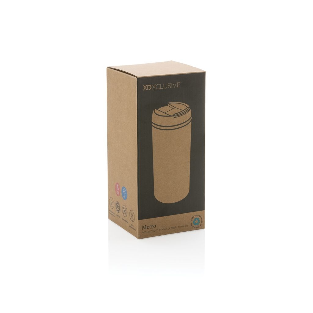 XDP435.04-3Metro Becher Becher aus RCS recyceltem Stainless-Steel_ weiss