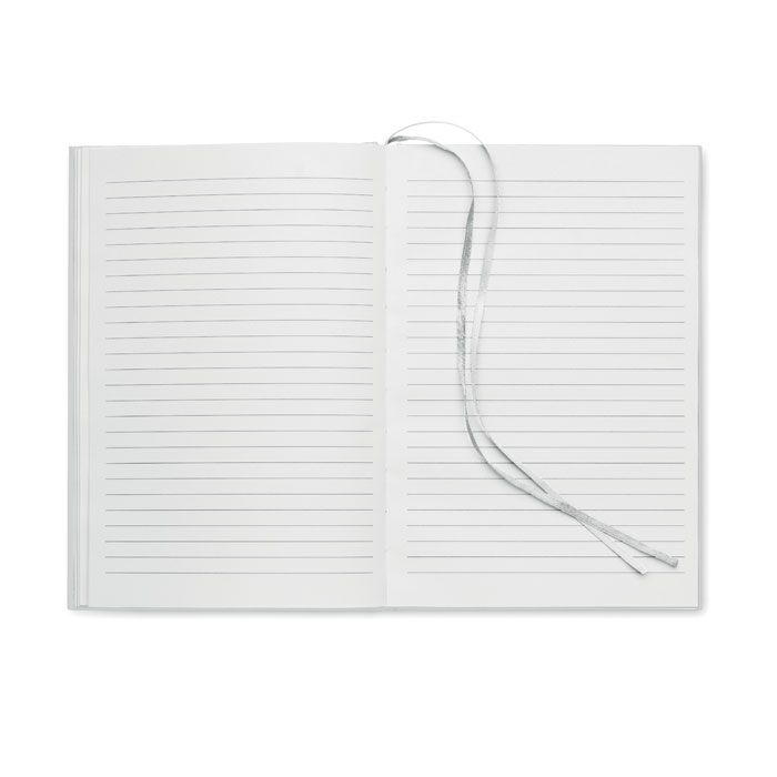 MO2718-06Journu DIN A5 Notizbuch rec. Material_ weiss