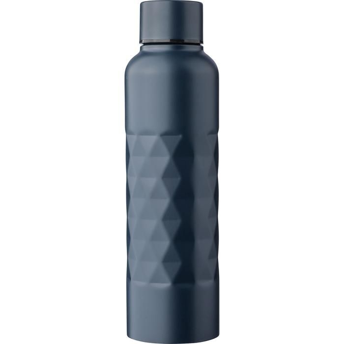 GI1267909-05Einwandige Trinkflasche aus recyceltem Edelstahl _800 ml_ Talin_ blau