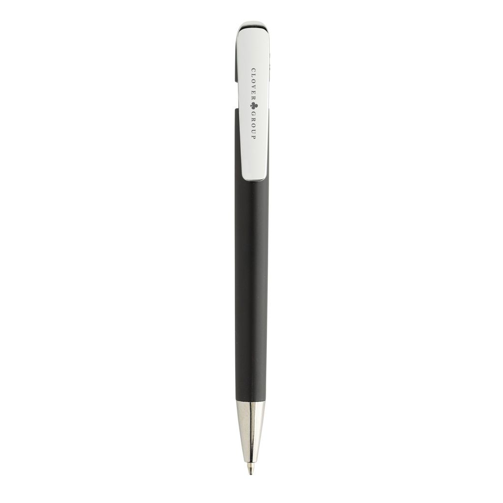 XDP611.39-01Glide GRS-zertifizierter rABS Stift mit Metallclip_ schwarz
