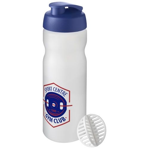PF210703-7Baseline Plus 650 ml Shakerflasche_ blau_klar mattiert