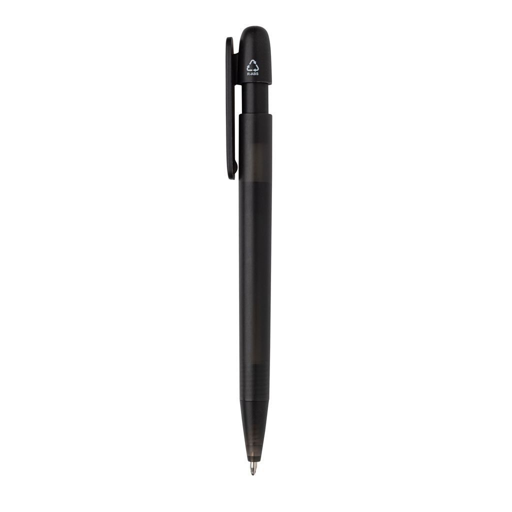 XDP611.26-01Devin transparenter Stift aus GRS zertifiziertem rABS_ schwarz