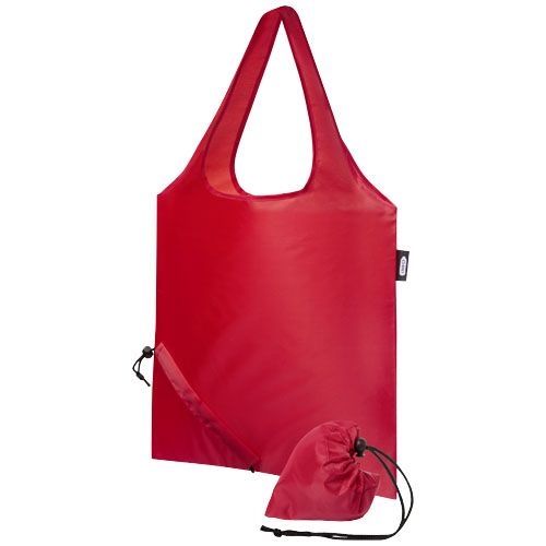 PF120541-2Sabia faltbare RPET Tragetasche 7L_ rot PF120541-2Sabia faltbare RPET Tragetasche 7L_ rot