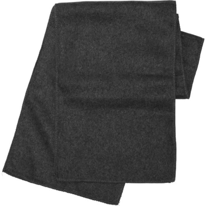 Fleece-Schal aus Polyester-Fleece Maddison, Schwarz