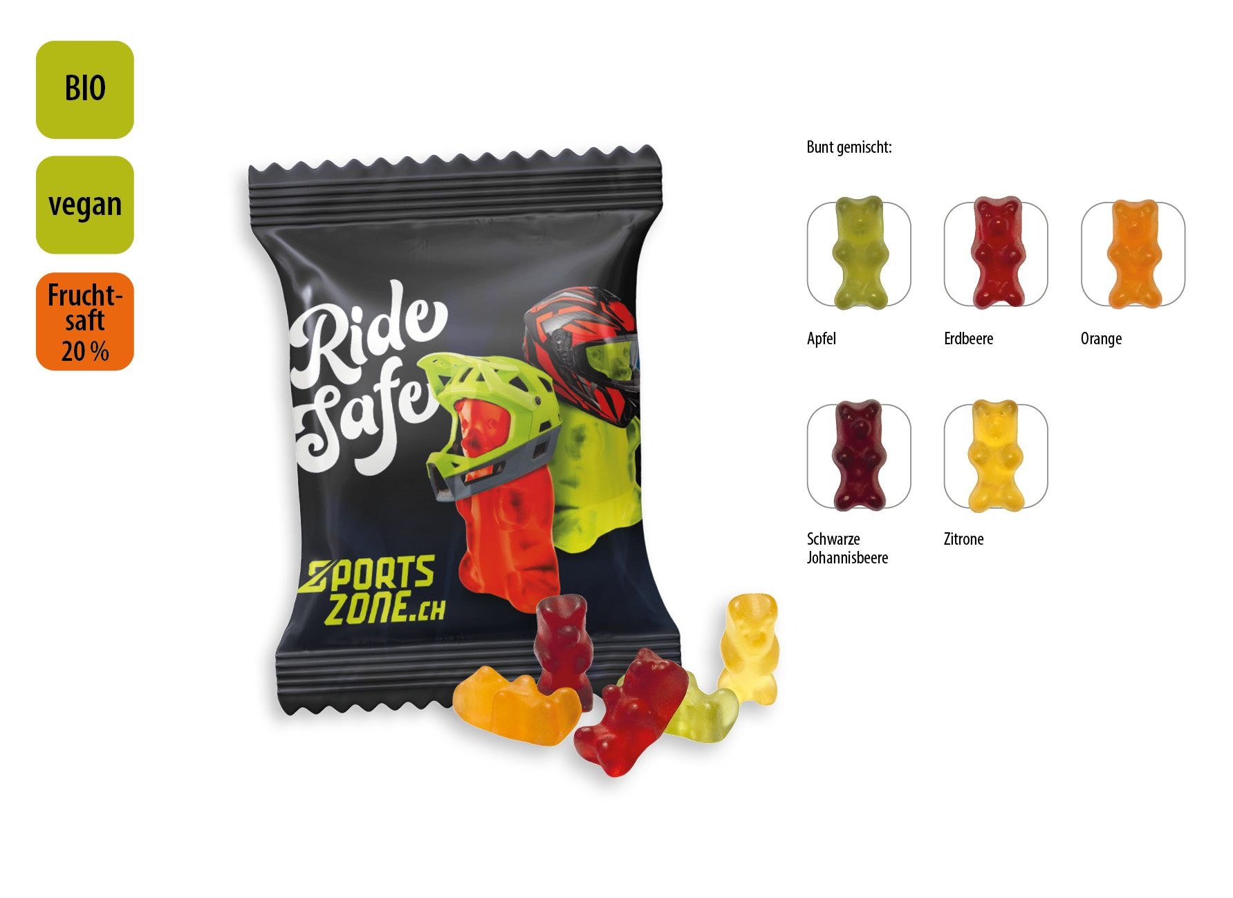 SW1505-2BIO Baerchen vegan Werbetuete_BIO-Baerchen gelatinefrei_ Folie transparent SW1505-2BIO Baerchen vegan Werbetuete_BIO-Baerchen gelatinefrei_ Folie transparent