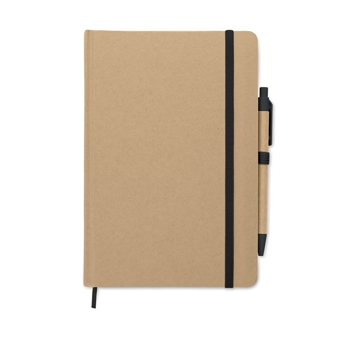 MO2396-03Caratil DIN A5-Notizbuch recy._ schwarz