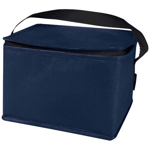 PF130082-4Spectrum Kuehltasche aus recyceltem GRS Non Woven fuer 6 Dosen 4 L_ navy