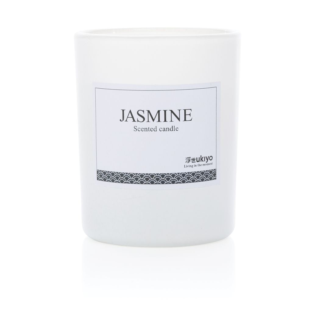 XDP262.93-3Ukiyo kleine parfuemierte Kerze im Glas_ weiss
