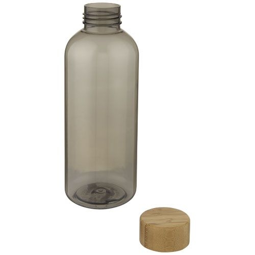 PF100679-2Ziggs 650 ml Sportflasche aus recyceltem Kunststoff_ charcoal transparent
