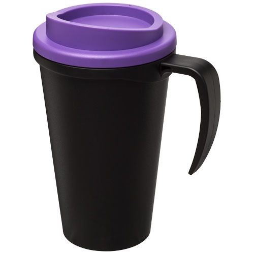 PF210004-19Americano® Grande 350 ml Isolierbecher_ schwarz_lila PF210004-19Americano® Grande 350 ml Isolierbecher_ schwarz_lila