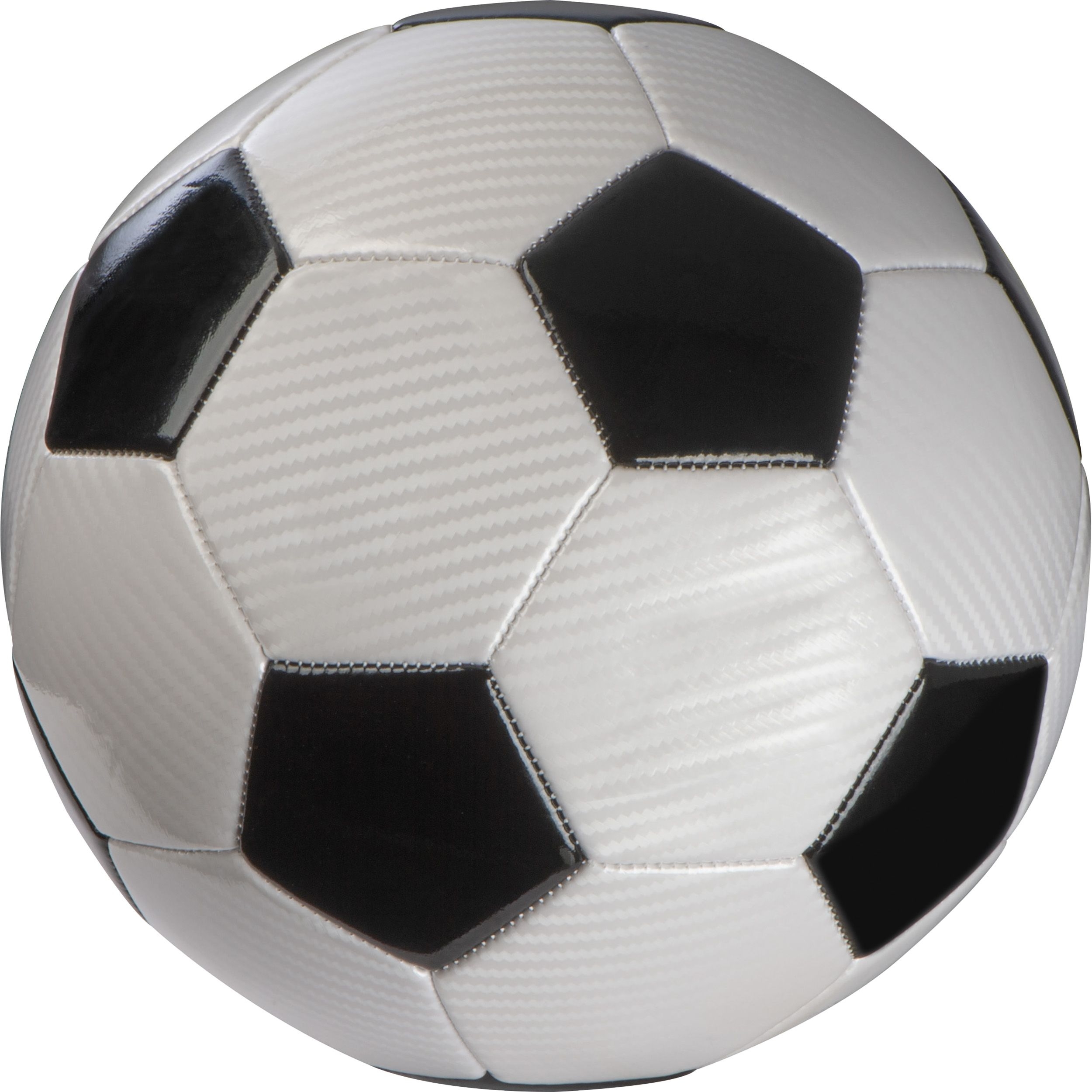 Klassischer Fußball, weiß