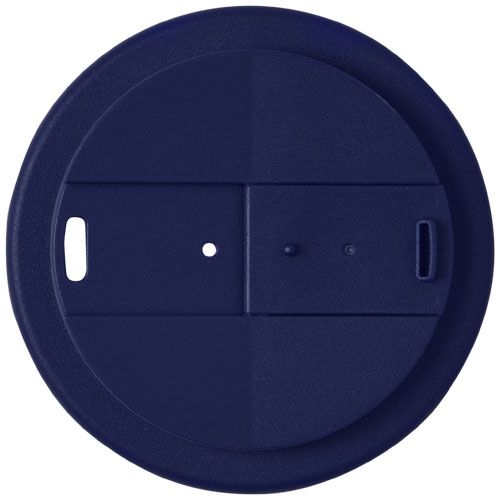 PF210455-8Americano® Espresso Eco 250 ml recycelter Isolierbecher mit auslaufsicherem Deckel _ schwarz_blau