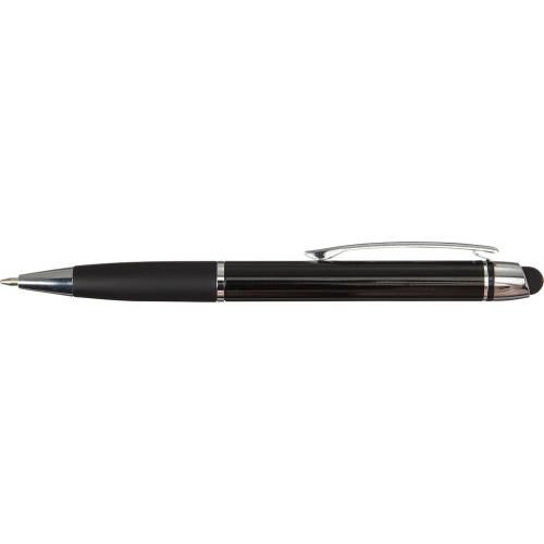 Kugelschreiber aus Metall Pascaline, Schwarz
