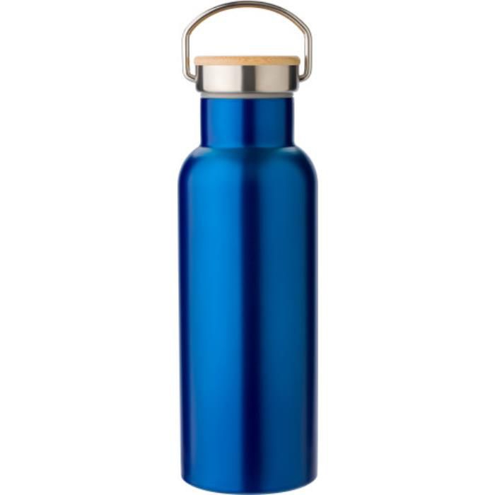 GI668130-05Edelstahl-Trinkflasche doppelwandig Odette_ Blau GI668130-05Edelstahl-Trinkflasche doppelwandig Odette_ Blau
