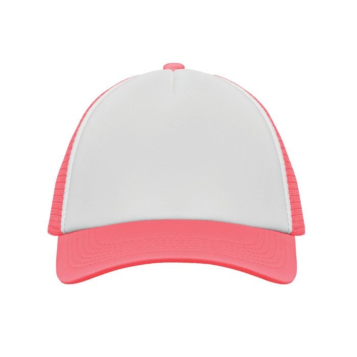MO2269-72Bubble Truckers Cap_ neon fuchsia