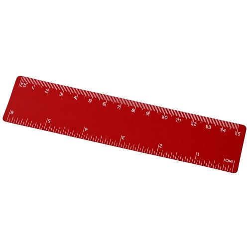 PF210540-7Rothko 15 cm Kunststofflineal_ rot