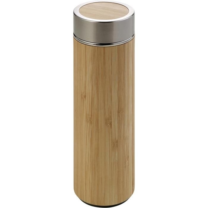 GI8858-11Doppelwandiger Isolierbecher aus Edelstahl Yara_ brown