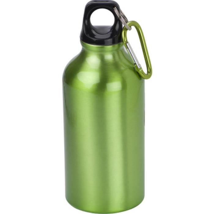 Trinkflasche aus Aluminium Santiago, Hellgrün