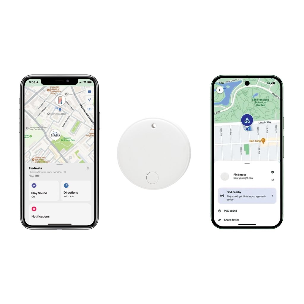XDP301.62-03Findmate Dual IPX5 Artikel-Finder aus RCS recyceltem ABS_ weiss