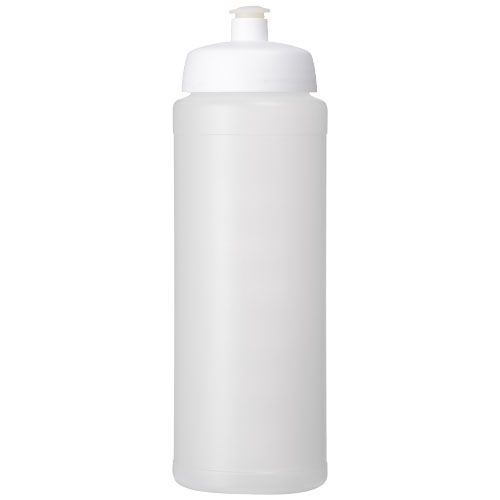 PF210689-17Baseline® Plus grip 750 ml Sportflasche mit Sportdeckel_ transparent_weiss