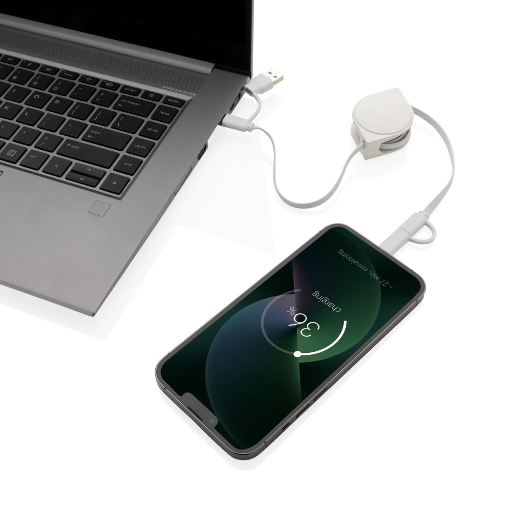 XDP302.66-36-in-1 Kabel aus TPE und RCS Standard recyceltem Kunststoff_ weiss