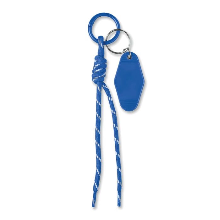 MO3167-37Keybraid Schluesselring mit Schnur_ koenigsblau