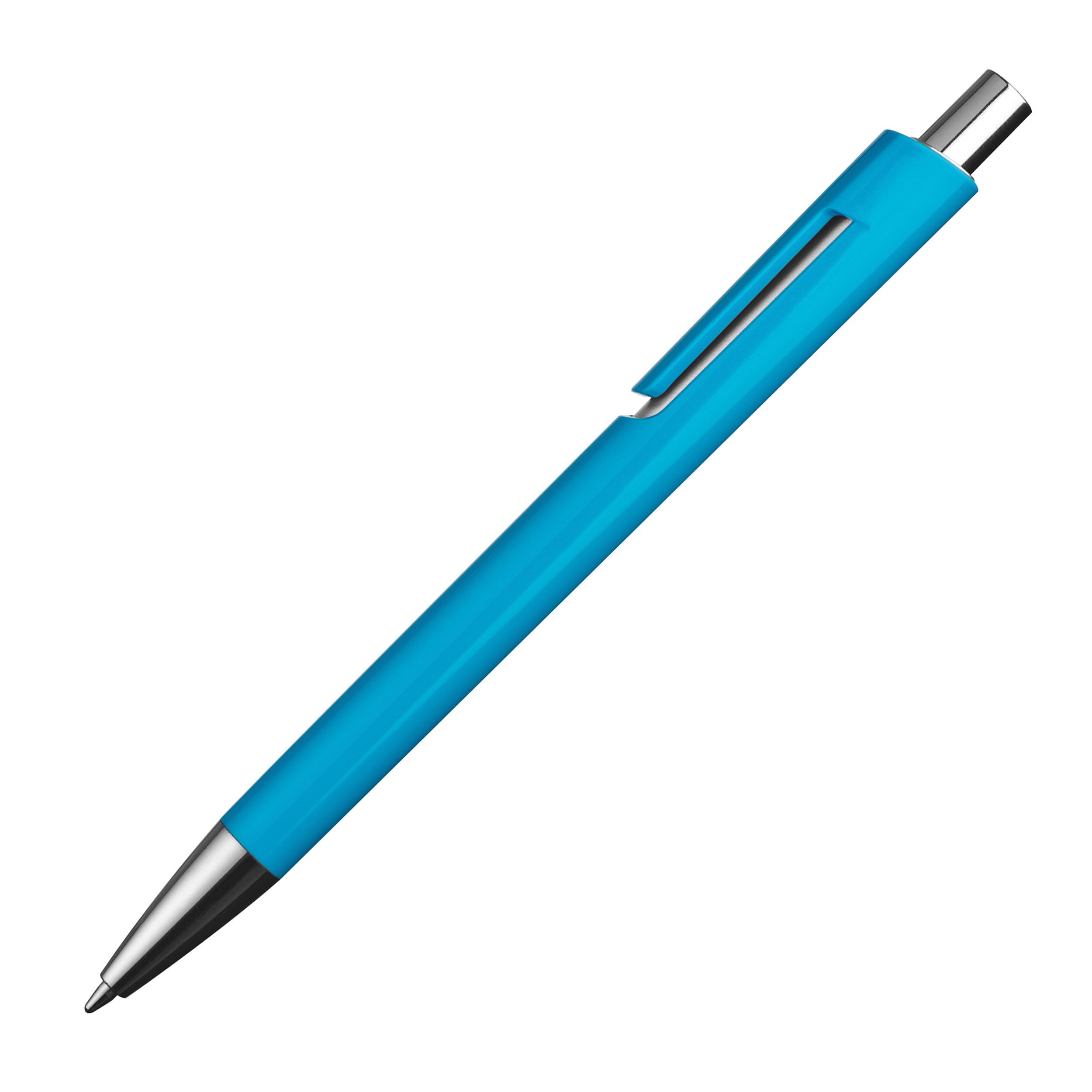 MA13538-24Kugelschreiber mit silbernen Applikationen_ hellblau