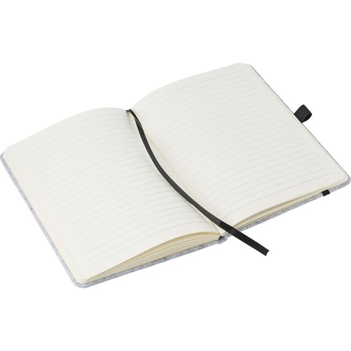 GI970941-03rPET Filz Notizbuch Harper_ grau