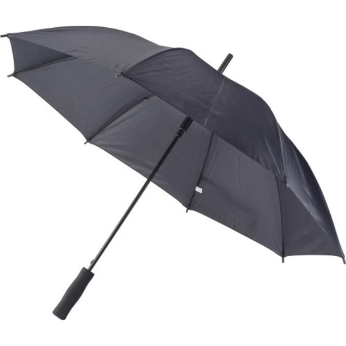 Automatik-Regenschirm aus Polyester Rachel, Schwarz