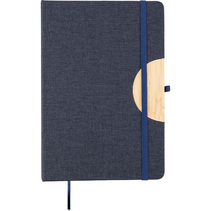 GI1103692-05rPET _300D_ Notizbuch A5 Ernst_ blau