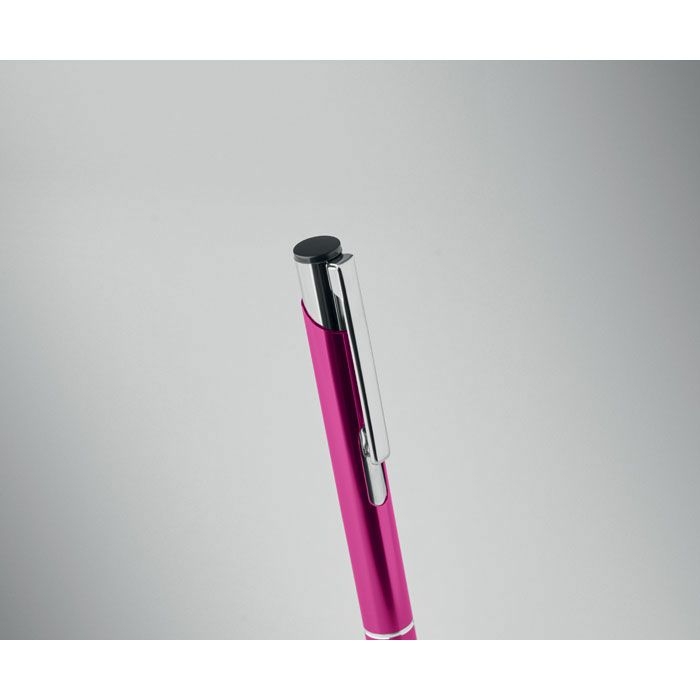 MO8893-38Bern Kugelschreiber recyceltes Alu_ fuchsia
