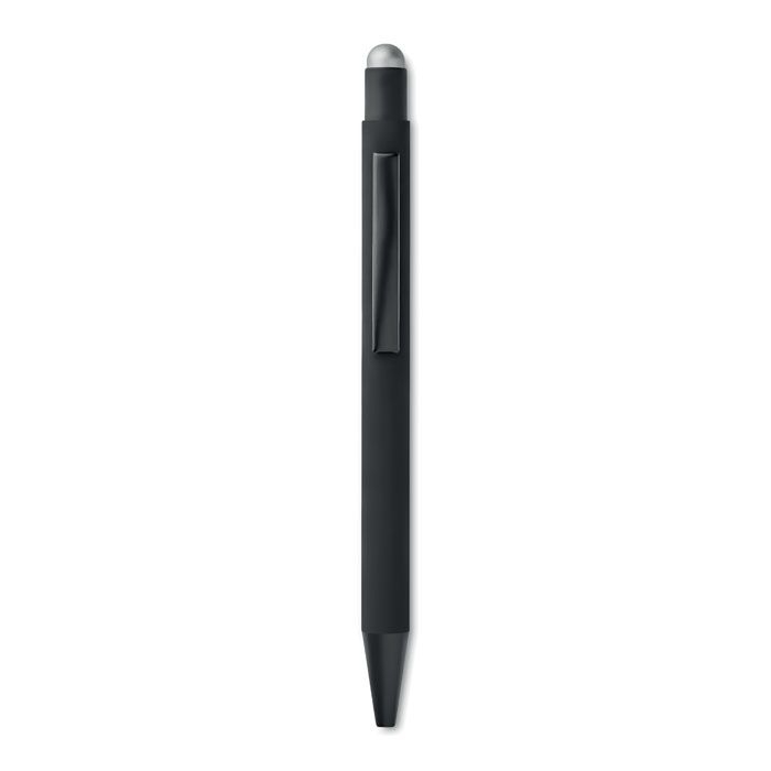 MO9393-14Negrito Druckkugelschreiber mit Stylus_ Silber MO9393-14Negrito Druckkugelschreiber mit Stylus_ Silber