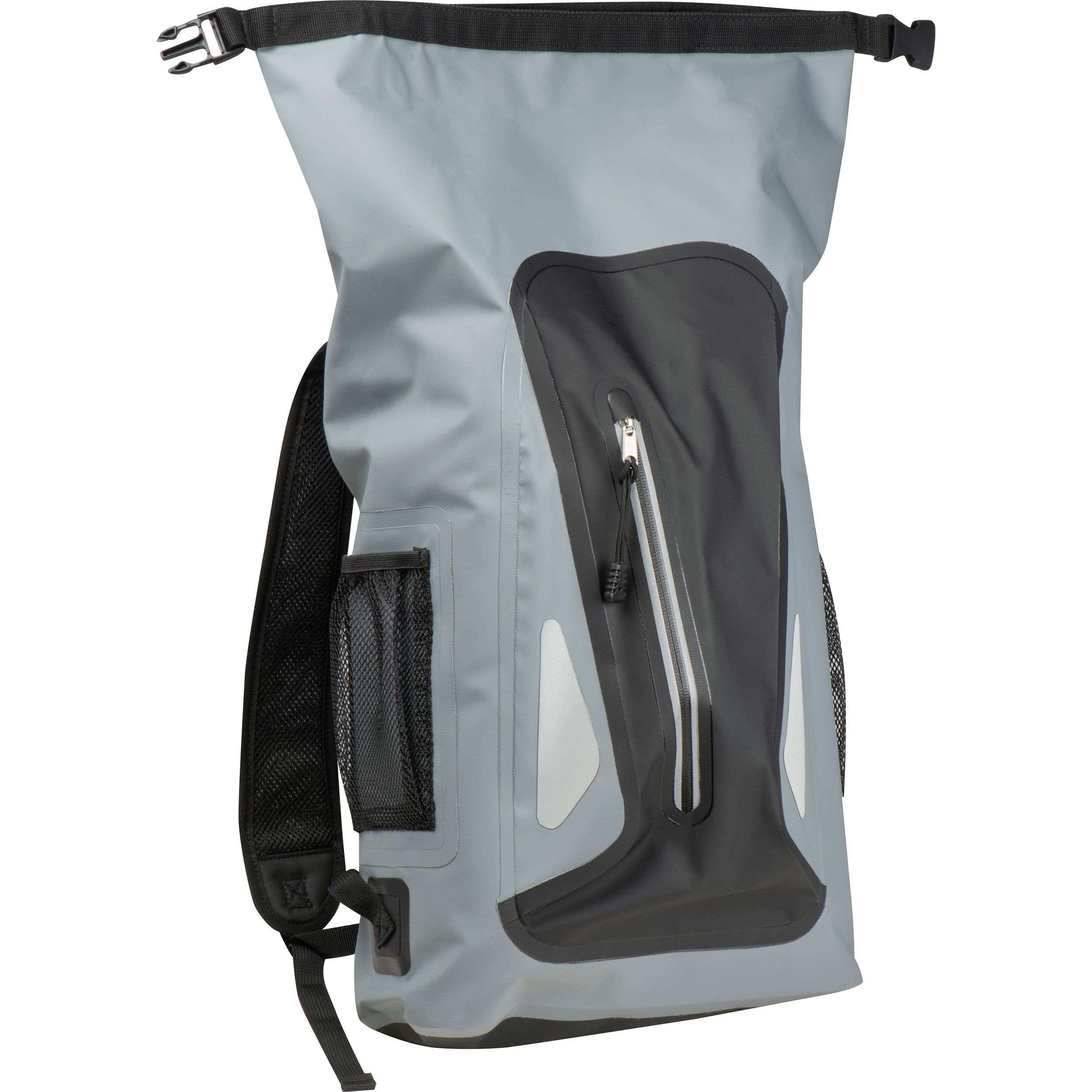 MA62650-07Wasserabweisender Rucksack_ silbergrau