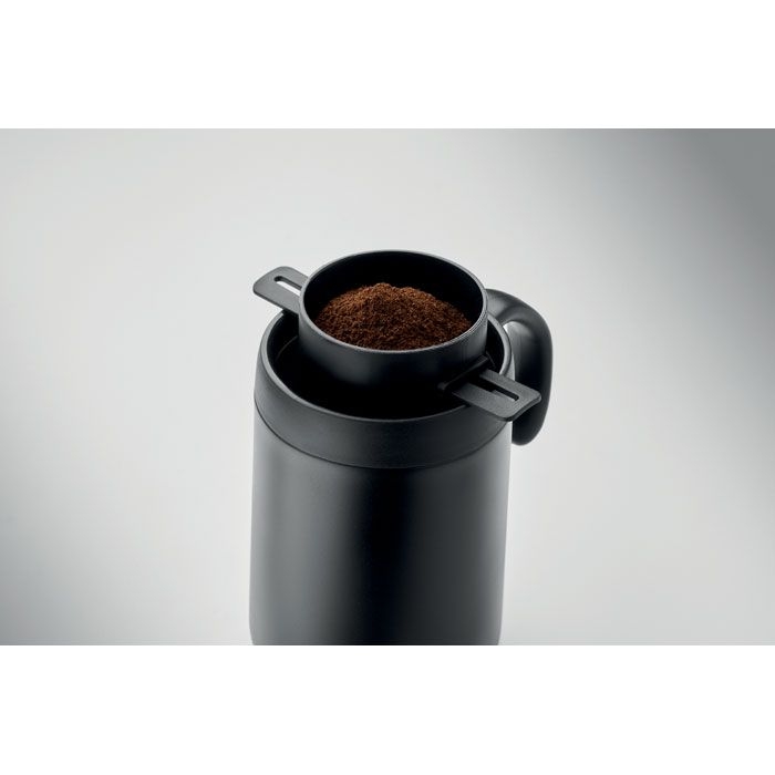 MO3209-03Cafetito Doppelwandiger Becher _ Filter_ schwarz