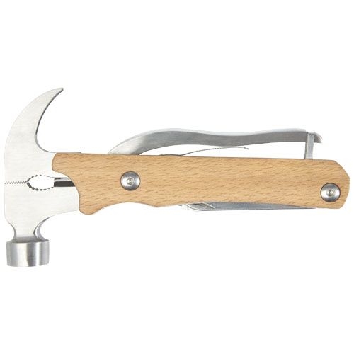 PF104537-1Bear Multifunktionswerkzeug Hammer mit 10 Funktionen_ holz