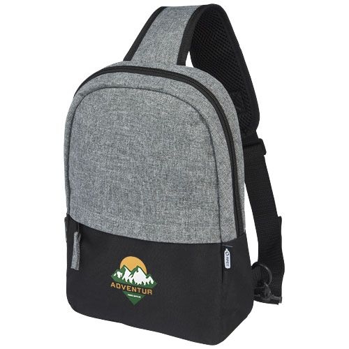 PF120653-1Reclaim GRS recycelte Tragetasche 3_5 L_ schwarz_heather grau