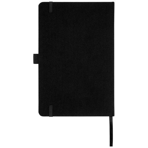 PF107763-6Honua A5 Notizbuch aus recyceltem Papier mit Cover aus recyceltem PET_ schwarz