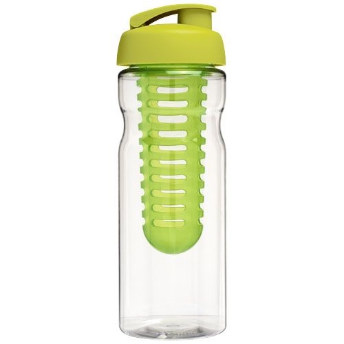 PF210046-4H2O Active® Base 650 ml Sportflasche mit Klappdeckel und Infusor_ transparent_limone