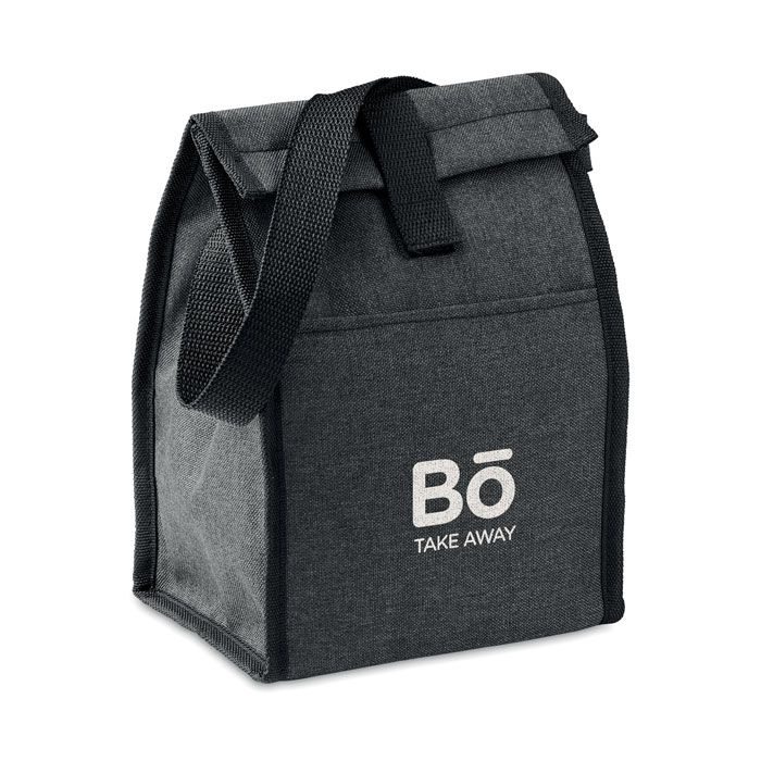 Bobe Lunch-Tasche 600D RPET, schwarz