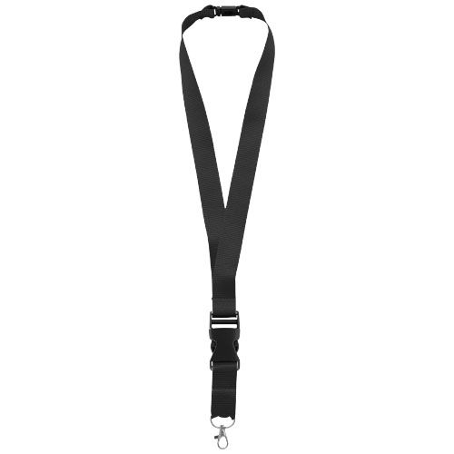 PF102130-5Yogi Lanyard mit Sicherheitsverschluss_ schwarz