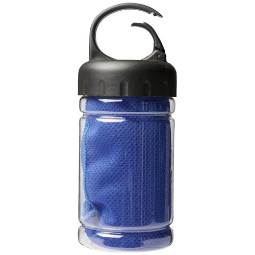 PF126170-2Remy Kuehlhandtuch in PET-Behaelter_ royalblau