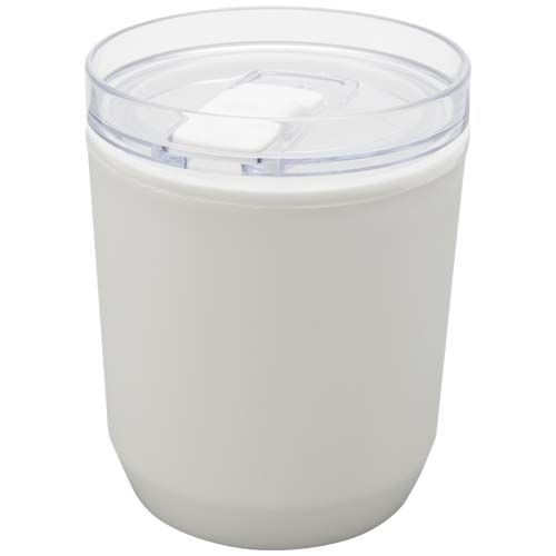 PF100852Hudson 180 ml doppelwandiger Becher aus recyceltem Kunststoff