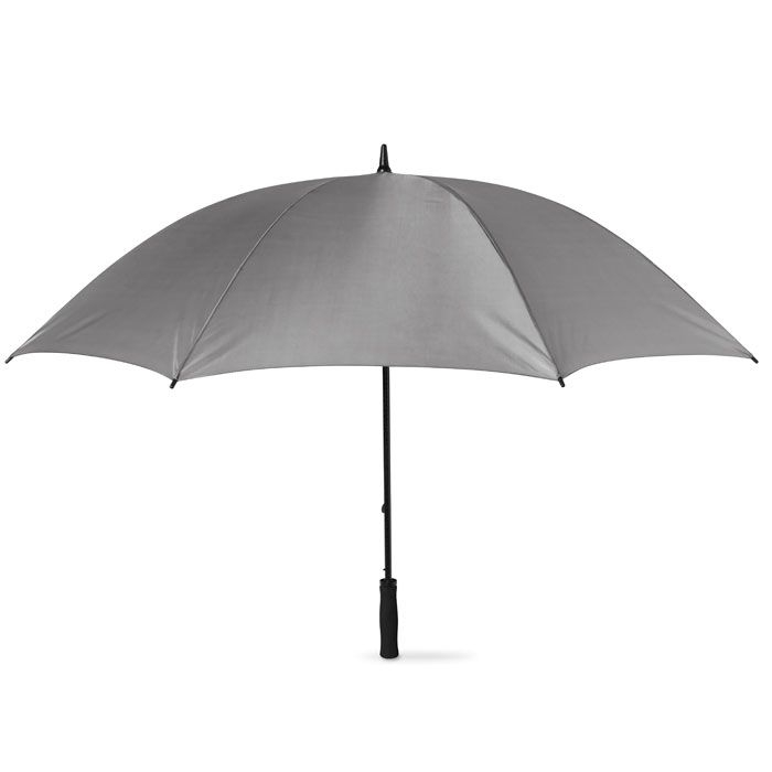 KC5187-07Gruso Regenschirm mit Softgriff_ Grau