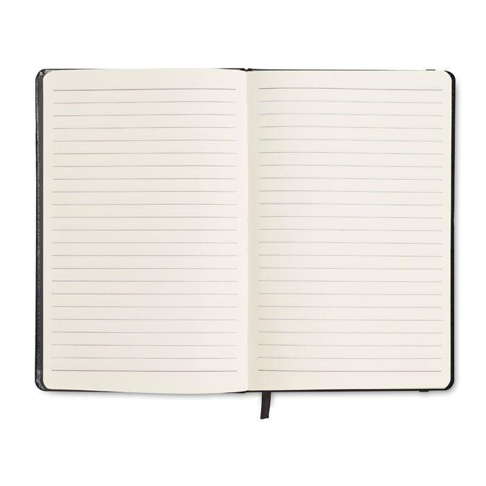 MO1804-03Arconot Lined DIN A5 Notizbuch_ liniert_ schwarz