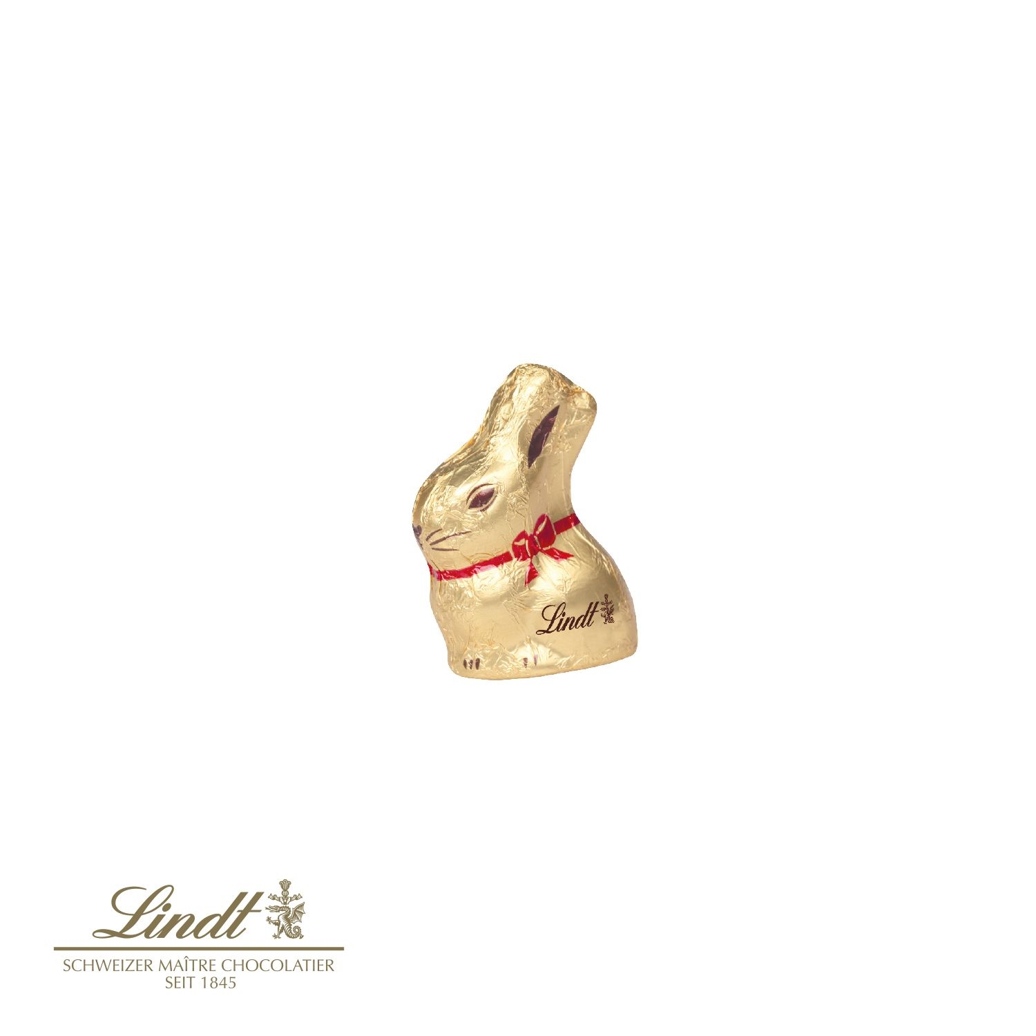 CD94571-01Schokokarte Hase mit Lindt Goldhase_ Lindt Goldhase