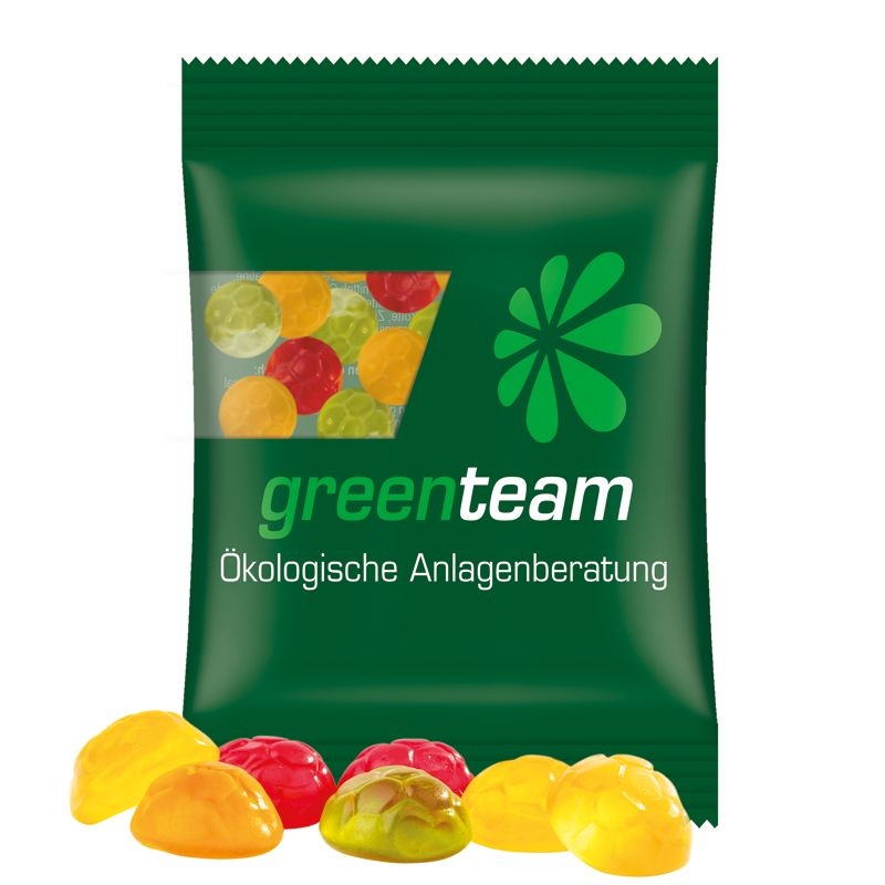 JG15062-20Minituete 15 g Trolli Fruchtgummi Standardformen_ Fussball_ transparente Folie