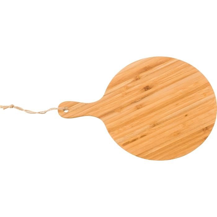 GI668091-11Schneidebrett aus Bambus rund Heddy_ brown