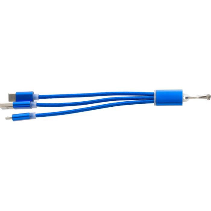 GI9215-23USB-Aufladekabel aus Aluminium Alvin_ Kobaltblau