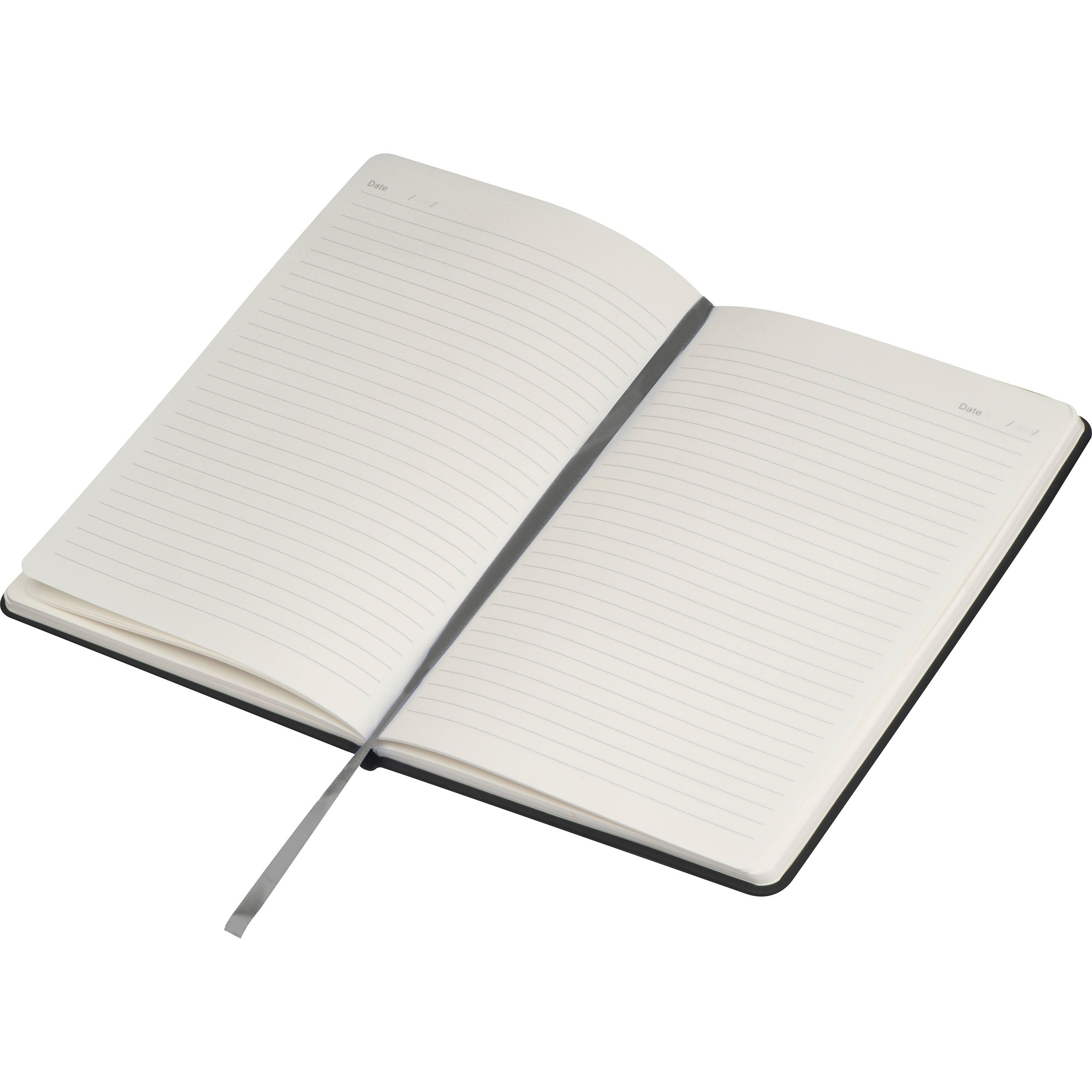 MA22385-07Notizbuch mit farbigen Applikationen CARSON_ silbergrau